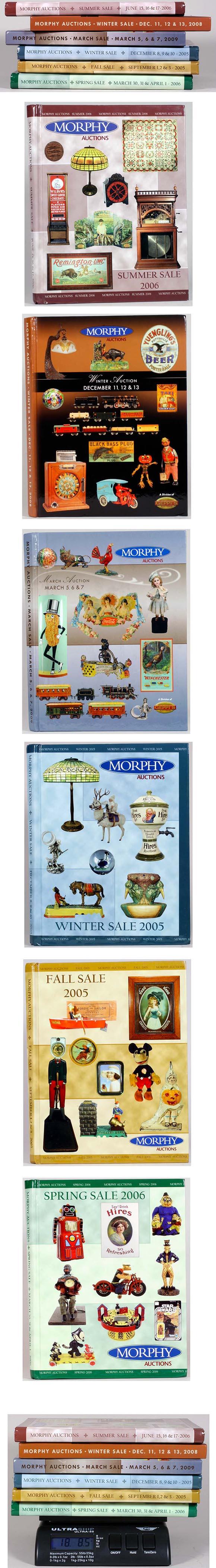 18+ lbs. (6 Issues) of Morphy Auction Catalogs